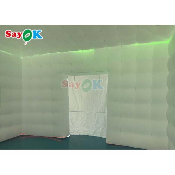 19.7ft Commercial Inflatable Led Light Tent Outdoor Inflatable Air Cube Tent For Party Events