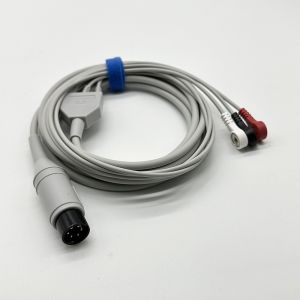 Original Mindray 6pin 3-lead One-piece ECG Patient Cable 3.6M EA6131B