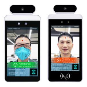 Aluminum Case Tablet With Software For Facial Recognition And Body Temperature