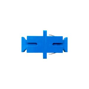ABS CATV SC Simplex Adapter SC UPC SX SM Fiber Optic Cable Adapter Blue