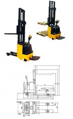 Double-Pallet Stacker FD series 1.2-1.5T
