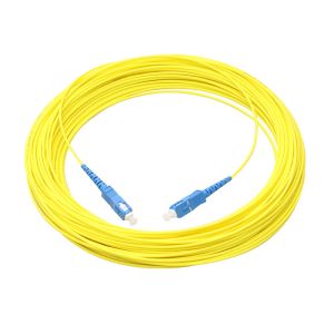 3.0mm SM LSZH Fiber Optic Patch Cable SC APC To SC UPC With RoHS Certfied