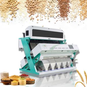 CCD Automatic Rice Color Sorter Remove Black And Diving Yellow Rice Out