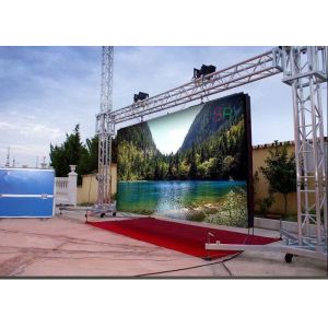 Full Color SMD Rental LED Display , High Brightness Stage Background LED Screen