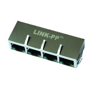 Cheap J0N-0012NL Rj45 POE Connector 1X4 Stack Port Gigabyte Magjack for sale