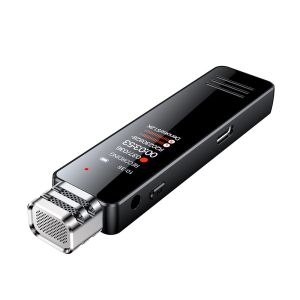Professional 8GB USB LCD Digital Voice Recorder 1536kbps Multi-Function