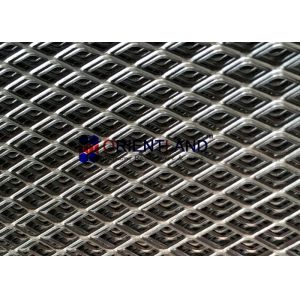 Raised Expanded Mesh Screen Grating Low Carbon Steel Material High Strength