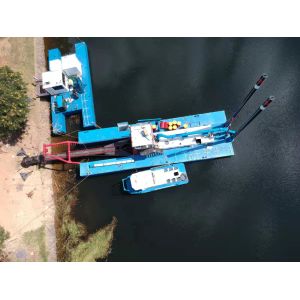 Weichai Diesel Engine Cutter Suction Dredger 14 Inch With Tug Boat
