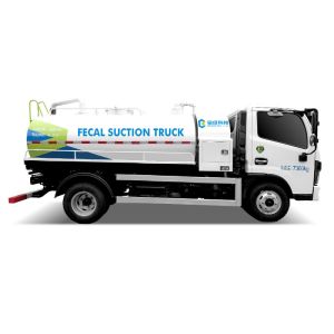 China High Pressure Sewage Suction Truck With 4000l Capacity on sale