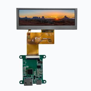 Cheap Full Viewing 3.9 Inch HDMI TFT LCD Display 480*128 Touch Screen Wide Temperature And High Brightness for sale