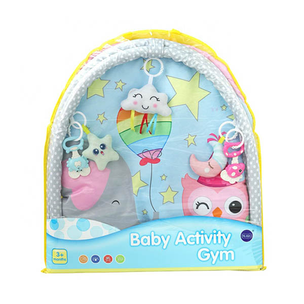 85cmx54cm Washable Baby Play Mat With Toddler Soothe Toy