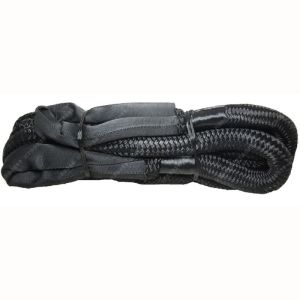Upgrade Your 4x4 Gear Kit with Super Kinetic Recovery Tow Rope in Black Nylon