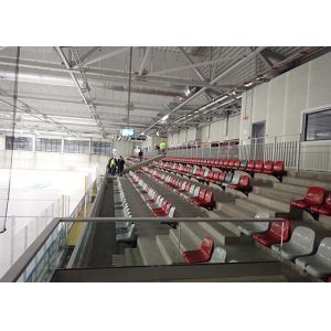 420mm Seat Width Fixed Stadium Bucket Seat with Customized Color for Ice Hockey