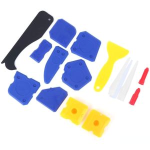 Cheap 15pcs/Set Silicone Sealant Tool Silicone Caulking Finisher Flexible for sale
