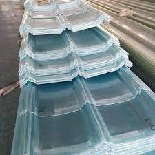 Cheap Customized FRP Daylighting Tile Translucent Roofing Sheets Impact Resistance for sale