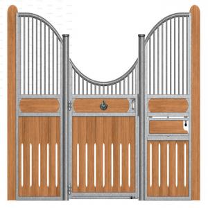 China Stable Doors Equestrian Equine front Gates Panel Guards Horses for Sale on sale