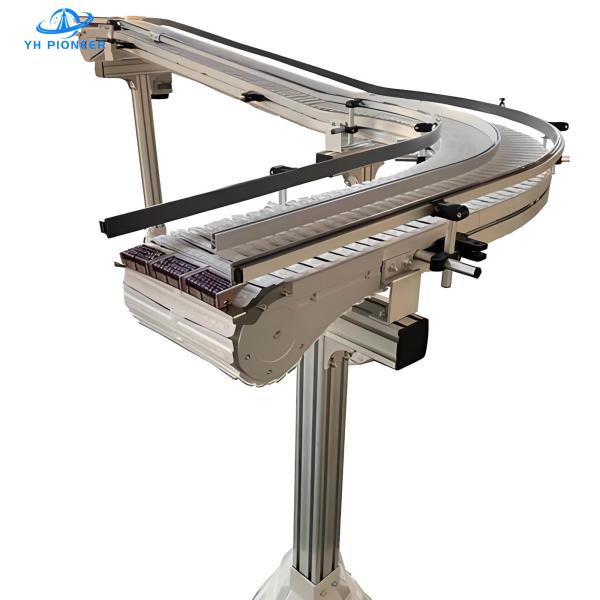 Quality Customizable Bottle Chain Conveyor with Q235 / SUS304 Chain Material and Various Voltage Options wholesale