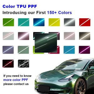 Color Changing TPU PPF Vinyl Wrap Decorative Film With Solvent Based Adhesive 10
