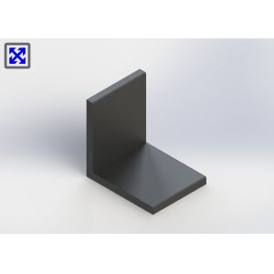China Customized Black Anodized Aluminum Angle , Aluminium Angle Profiles Highly Durable on sale
