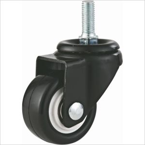 China 1.5 inch polyurethane caster wheels on sale