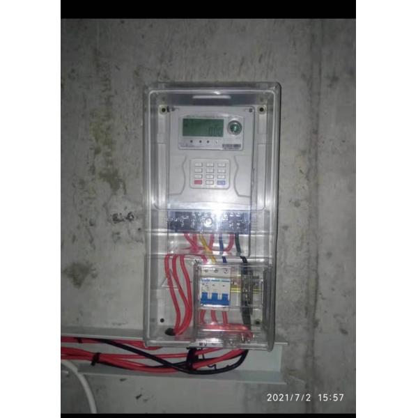 Quality Accurate Energy Usage Monitoring with 80A Maximum Current Electrical Counter Meter in White Finish wholesale