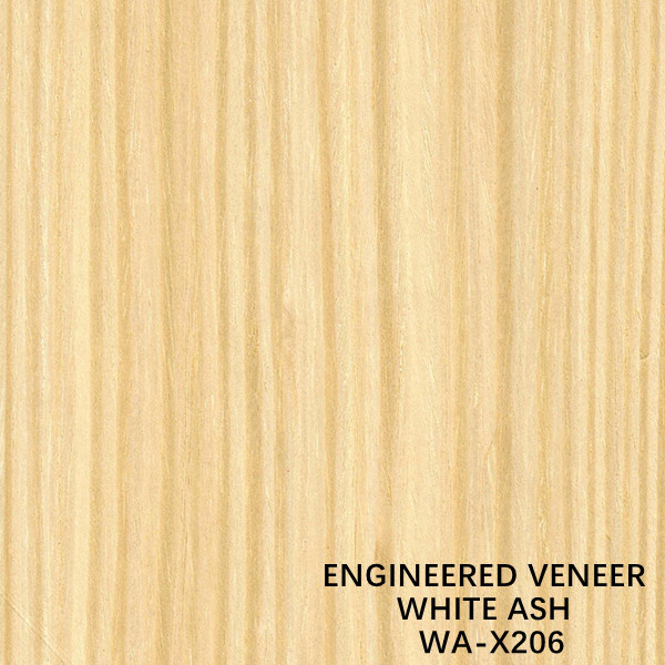 Quality Recomposed White Ash Wood Veneer Sheets WA-X206 Quarter Cut For Fancy Plywood wholesale