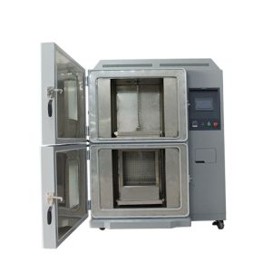 Custom Thermal Shock Chamber Two Zone Meets IEC 60068 - 2 - 14 Test Standard