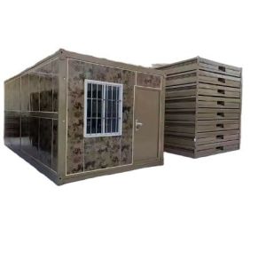 Fast Install Customized Tiny Folding Pack Container House with Modern Simple Style