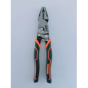 9inch Eccentric Labor-Saving Combination Plier with Ratchet Wheel HRC 62