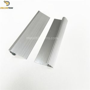 Curved Edge Carpet To Vinyl Transition Strip Aluminum 6063 Material