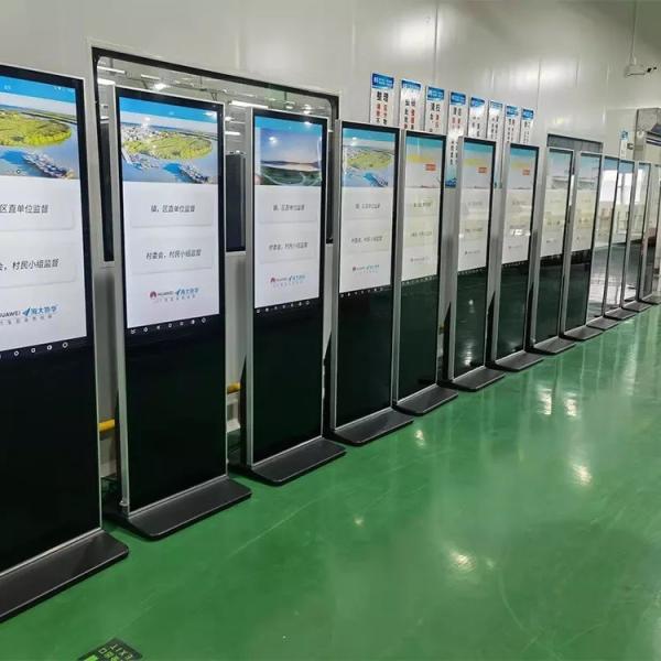 Android 55 Inch Monitors Billboard Touch Screen Information Kiosk Advertising