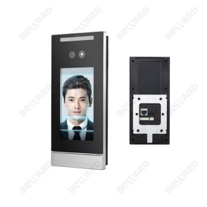 QR CODE Support Linux Face Scanner Attendance System 5 Inch Facial Recognition