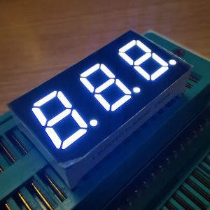 Ultra Bright White 7 Segment LED Display Triple Digit Common Anode