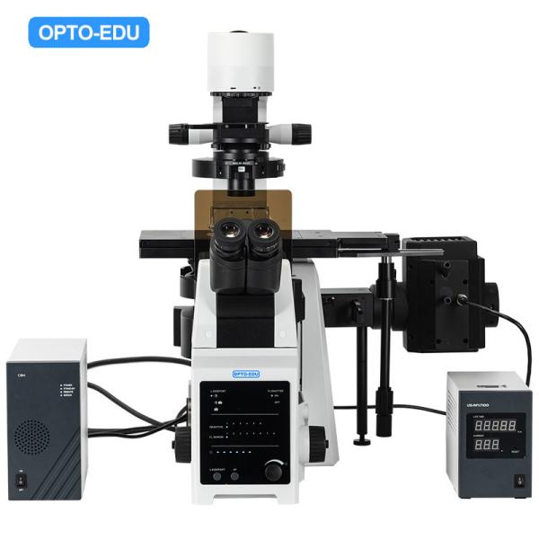 Opto Edu A14.0950 Research Level Inverted Biological Microscope Mortorized