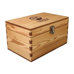 Eco Friendly Personalized Wooden Wine Box With Logo FSC Certificated