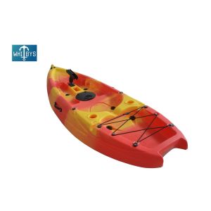 Plastic Hull Children'S Sit On Top Kayak / Solo Youth Kayak 220*66*25CM Size