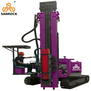 Hydraulic Crawler Pile Driving Rig Diesel Solar Pile Driver Ramming Machine
