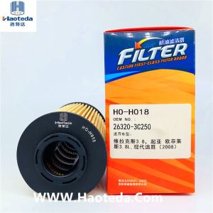 High-performance Cartridge Oil Filter OEM 26320-3C100 For Hyundai Veracruz3.8L