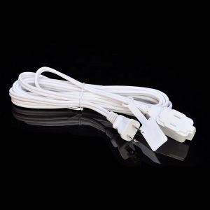 Laptop Socket Extension Cords with PVC Jacket and Copper Material Rated 125V