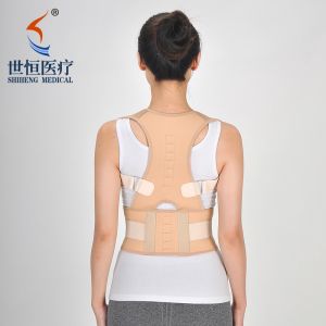 Adjustable back support belt with magnets houding corrector S-XL size for