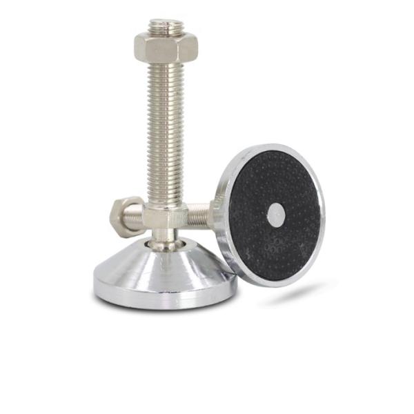 Anti Slip Revolving Adjustable Metal Leveling Foot Adjustable Foot With Nylon Base