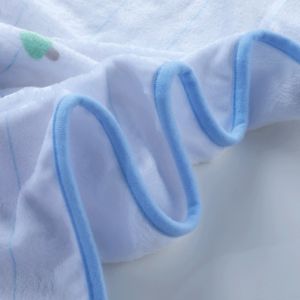 Sublimation Custom Designs Plush New Born Baby Blanket Super Soft