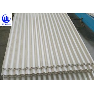 2.0mm PVC Roofing Sheet 1130mm Width Fireproof Waterproof