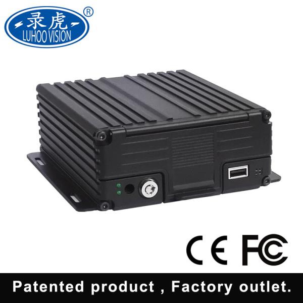 SD Card 4 Channel Vehicle DVR , Motion Detect Mobile Digital Video Recorder