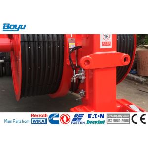 Tension Stringing Equipment Hydraulic Tension For Overhead Line With Cummins