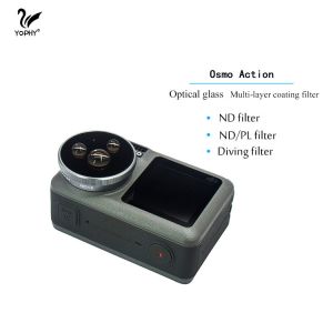 ND / PL Filters Kit For DJI OSMO Action Camera , Colored Filters Drone Filters