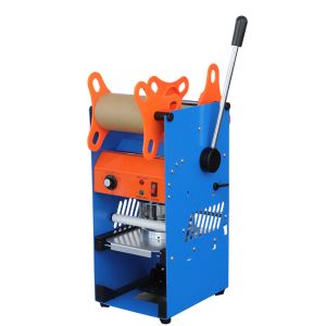 China High Cost Performance Adjustable Cup Sealing Machine for Automatic Milk Tea Cup Sealer on sale