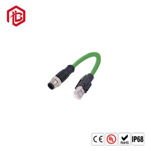 IP67/68 Waterproof Circular Connector M12 Cable Connector A/B/D Coding 3-17pin