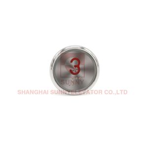 Elevator Braille Push Button Transparent Plastic Characters With Braille