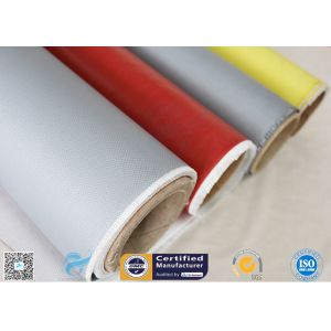 Gray Color 260℃ Alkali Free 4H Stain Weave 590g Silicone Coated Fiberglass